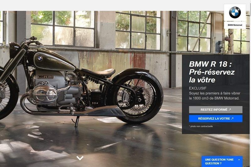 bmw r18 Reserve France