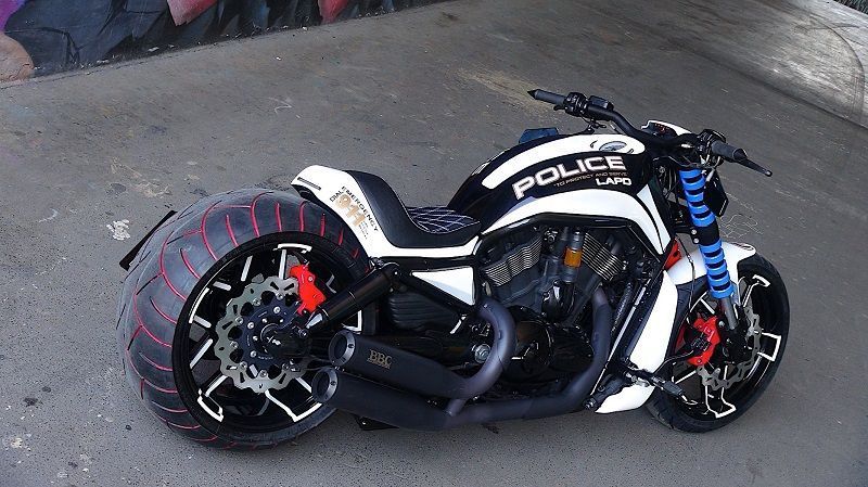 custom harley davidson LAPD 1889