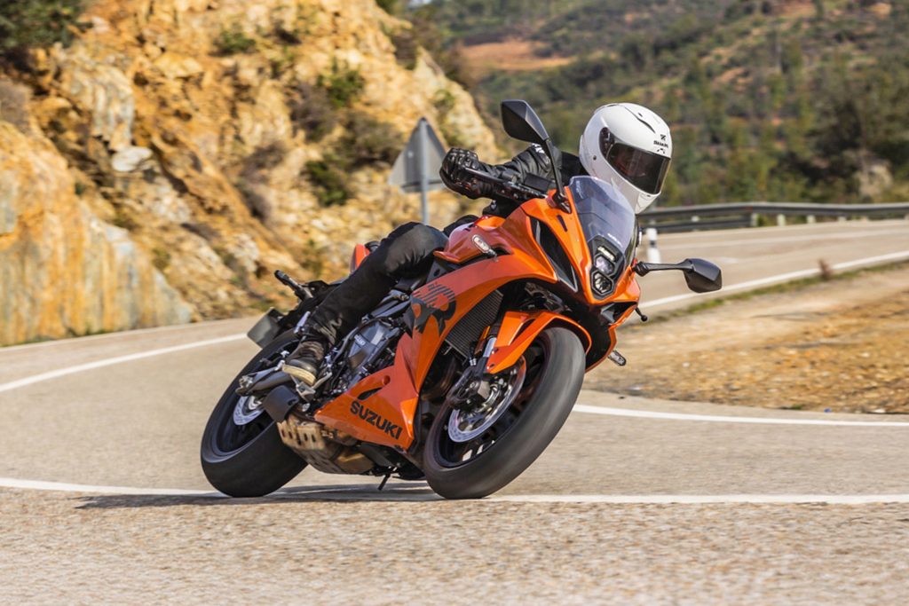 GSX 8R Orange Action 1 1024x683